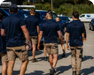 Plumbers loading up before a Carramar job